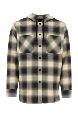 Embroidered flanel oversize shirt GIVENCHY (BM60XC14UT)