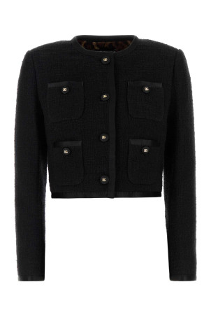 Black boucle blazer Black DOLCE & GABBANA (F27GOTGDDBZ)