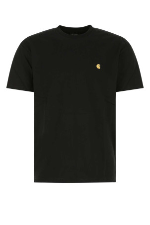Black cotton S/S Chase T-Shirt CARHARTT WIP (I026391)