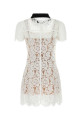 Белое кружевное мини-платье SELF PORTRAIT (PF25020SW)
