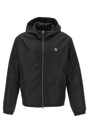 Logo blouson Black