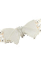 'Pearl Satin Bow' necklace White