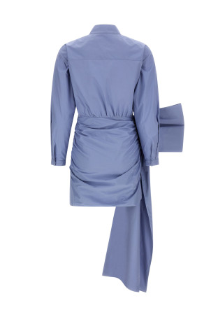 Платье «Blue Cotton Tie Side Mini» СИНИЙ RS26552SBLBLUE