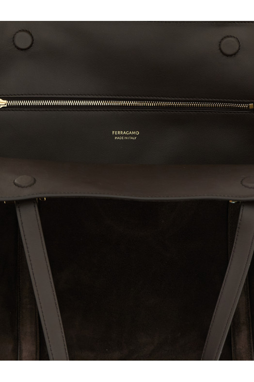 'Scarf L' shoulder bag Brown