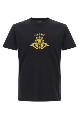 'Hall of Heroes Crest' T-shirt Black