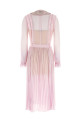 Платья «Розовое плиссированное жаккардовое миди» Розовое RS26034MPPINK