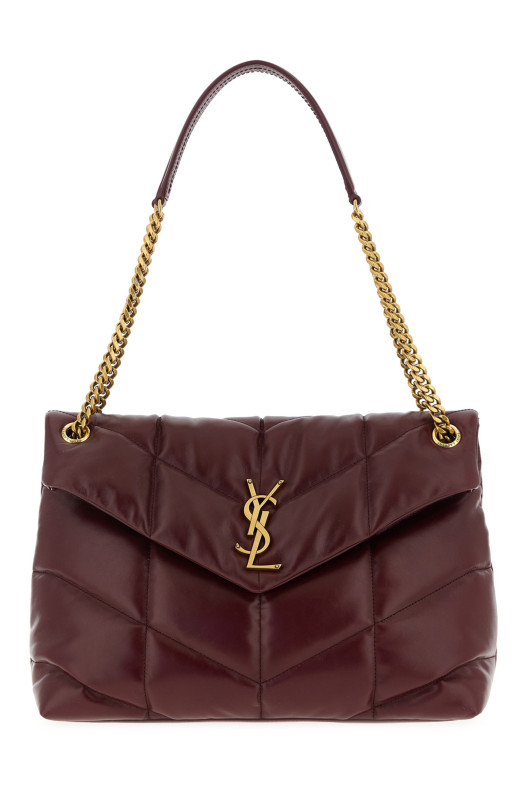 'Puffer' shoulder bag Bordeaux