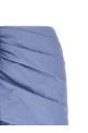 'Blue Cotton Tie Side Mini' skirt BLUE