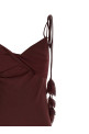 Платье «Burgundy Satin Flower Midi» бордо RS26218MBUBURGUNDY