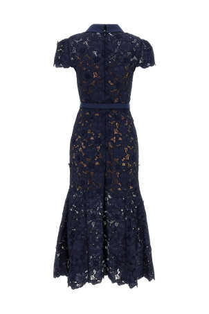 Платье «Navy Guipure Lace Midi» Синее RS26171MNNAVY