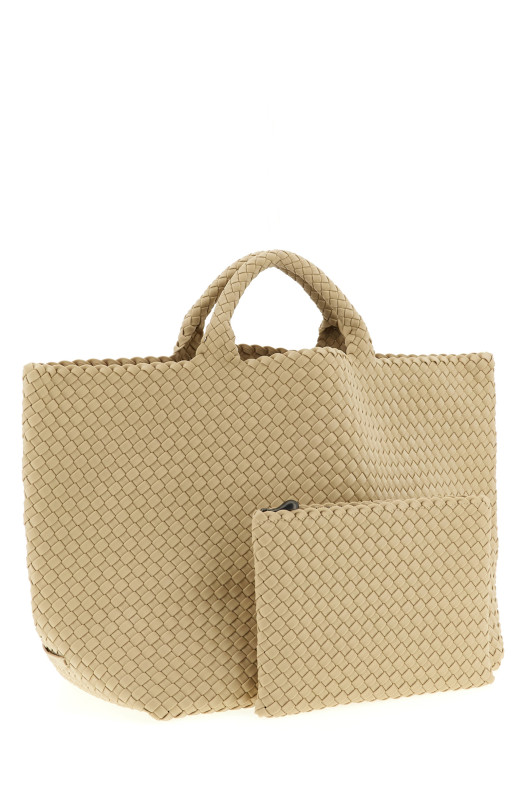 Большая сумка для покупок «St. Barths Large» Бежевая NSN03014LDECRU