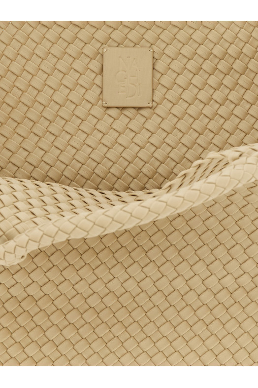 Большая сумка для покупок «St. Barths Large» Бежевая NSN03014LDECRU