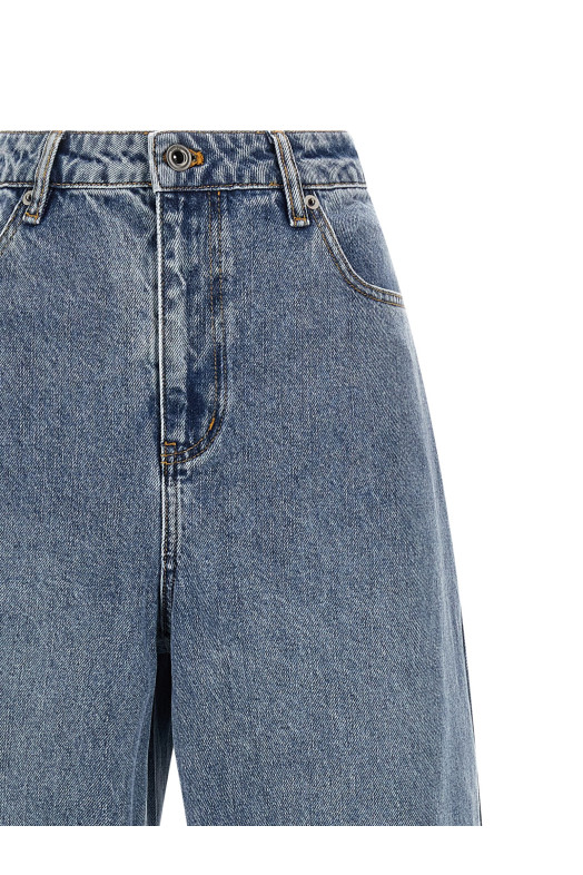 Джинсы «Blue Barrel Leg» Синие RS26813PBLBLUE