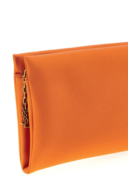 Клатч «Вечер» оранжевого цвета 851585FAC137519