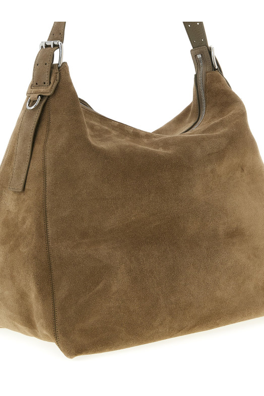 'Belted Hobo' shoulder bag Beige