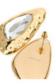 'Hammered Gold Crystal' earrings Gold