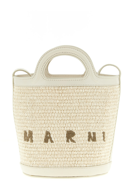 Маленькая сумка-ведро «Tropicalia» Белая SCMP0056Q1P386000W12