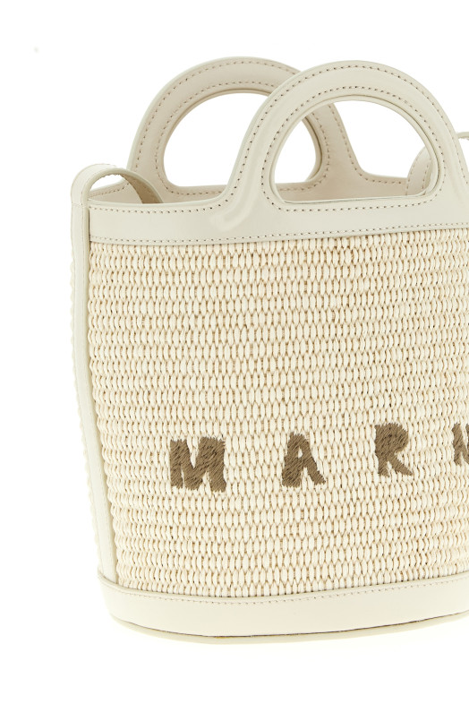 Маленькая сумка-ведро «Tropicalia» Белая SCMP0056Q1P386000W12