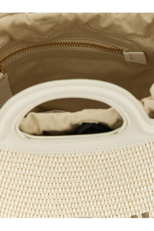 Маленькая сумка-ведро «Tropicalia» Белая SCMP0056Q1P386000W12