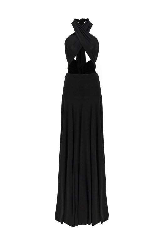 'Convertivle gown' dress Black