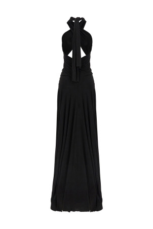 'Convertivle gown' dress Black