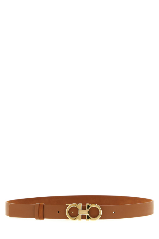 'Gancini' reversible belt Brown