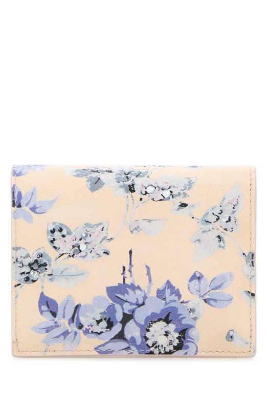 Printed leather wallet PRADA (1MV2042C14)