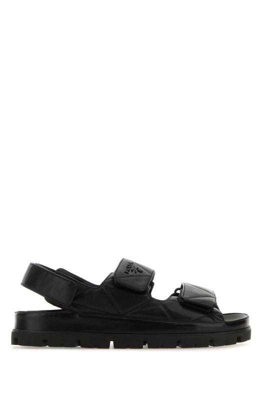 Black nappa leather sandals Black PRADA (1X721MFD020038)