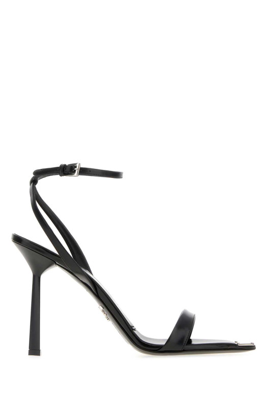 Black leather sandals Black PRADA (1X923MFD100055)