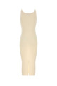 Cream silk dress PRADA (23901SWMO11MY)