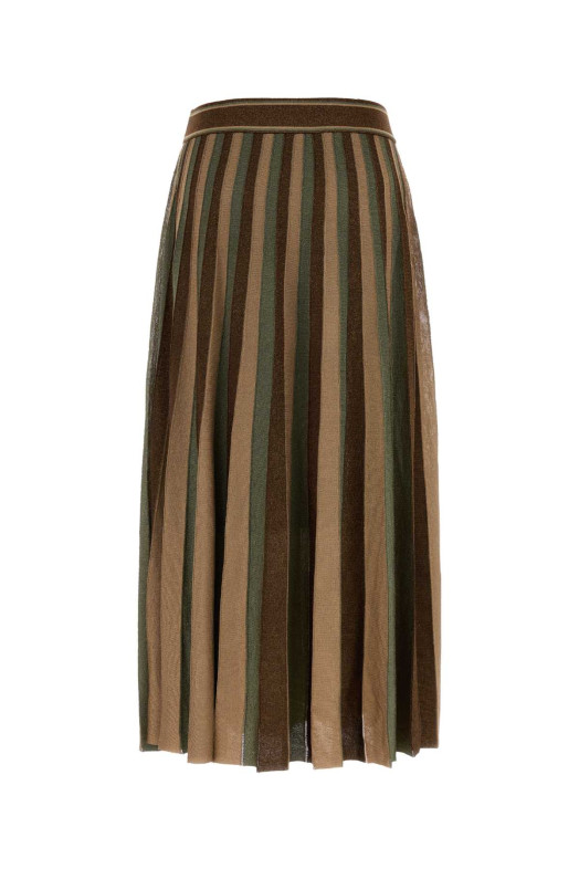 Multicolor knit Hypnotic skirt ZIMMERMANN (4924SF251)