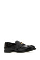 Black leather loafers Black MIU MIU (5D506EF020070)