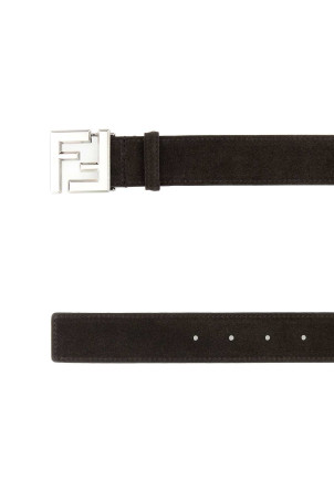 Темно-коричневый замшевый ремень FENDI (7C0550AUGS)