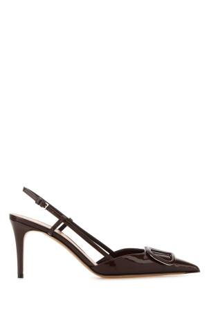 Brown leather VLogo Signature pumps VALENTINO GARAVANI (7W0S0R01TMK)