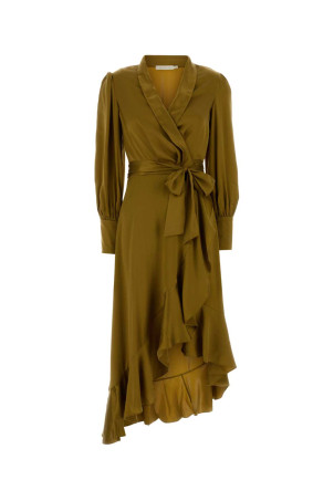 Сатинова сукня ZIMMERMANN (8066DF25R)