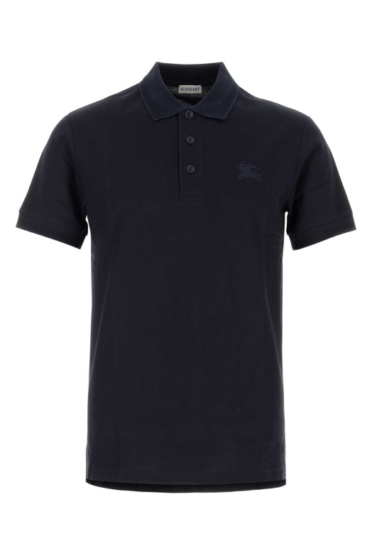 Midnight blue piquet polo shirt Blue BURBERRY (8099165)