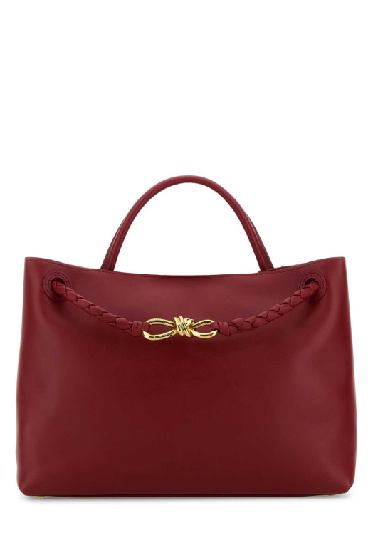Red  leather medium Andiamo handbag BOTTEGA VENETA (810214V4O94)