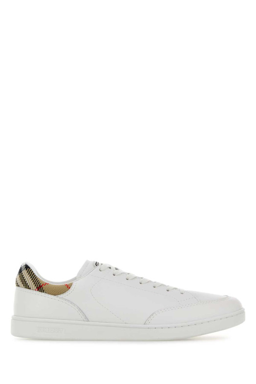 White leather Set sneakers White BURBERRY (8118850)