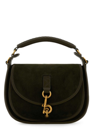 Сумочка з зеленої замші BURBERRY (8120778)