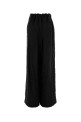 Черные пижамные брюки из купро Черные BALENCIAGA (846233TSM04)