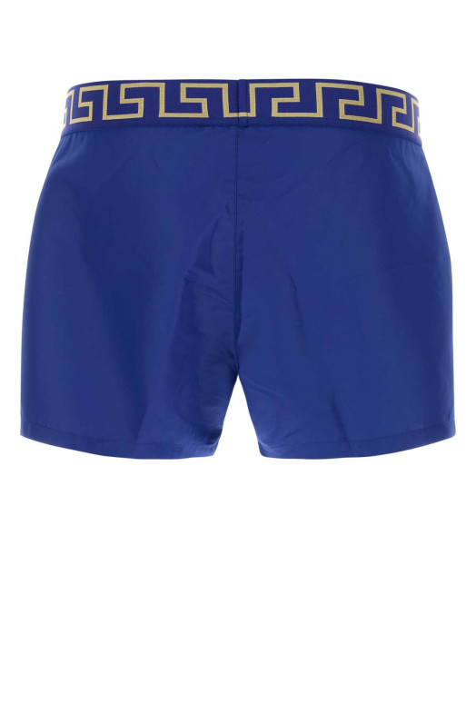 Electric blue polyester swimming shorts VERSACE (ABU010221A11120)