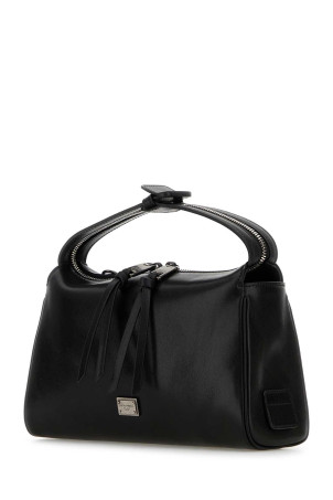 Black leather Vittoria handbag Black DOLCE & GABBANA (BM2049AU994)