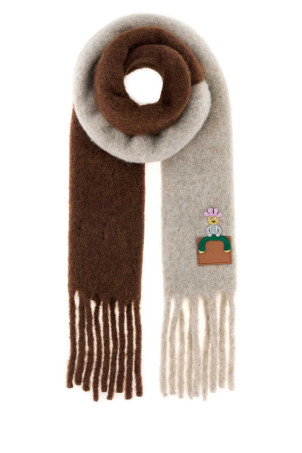 Two-tone alpaca blend scarf LOEWE (FSA7SS1W01)