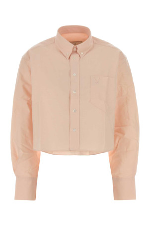 Light pink oxford oversize shirt AMI (FSH770CO0031)