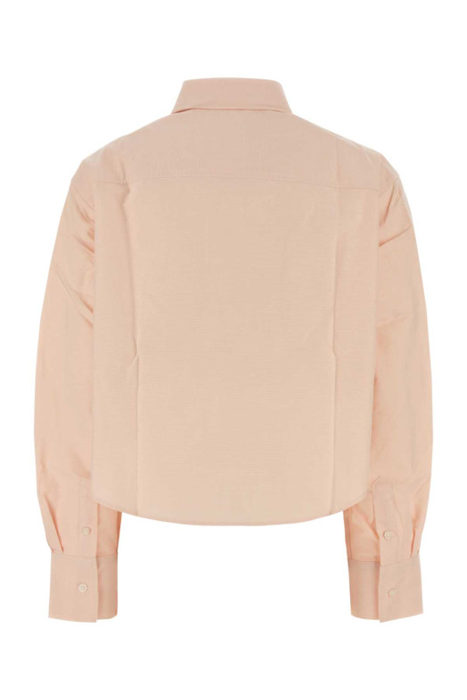 Light pink oxford oversize shirt AMI (FSH770CO0031)