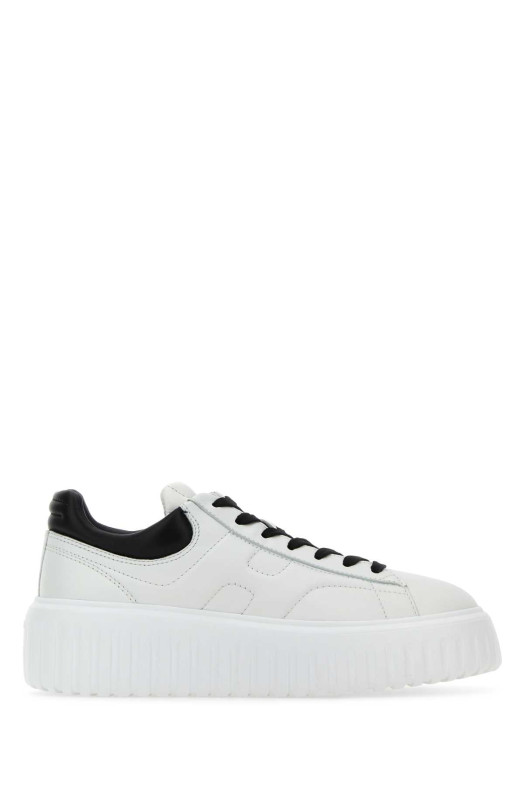 White nappa leather H-Stripes sneakers HOGAN (HXW6450FC60LE9)