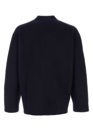 Dark blue wool cardigan JIL SANDER (J22HP0005J14506)