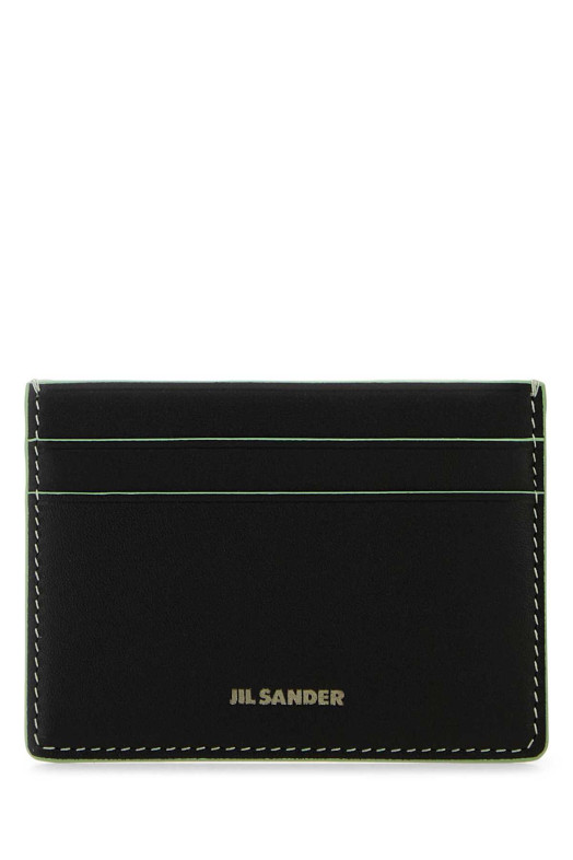 Черный кожаный держатель для карт JIL SANDER (J25VL0009P8895)
