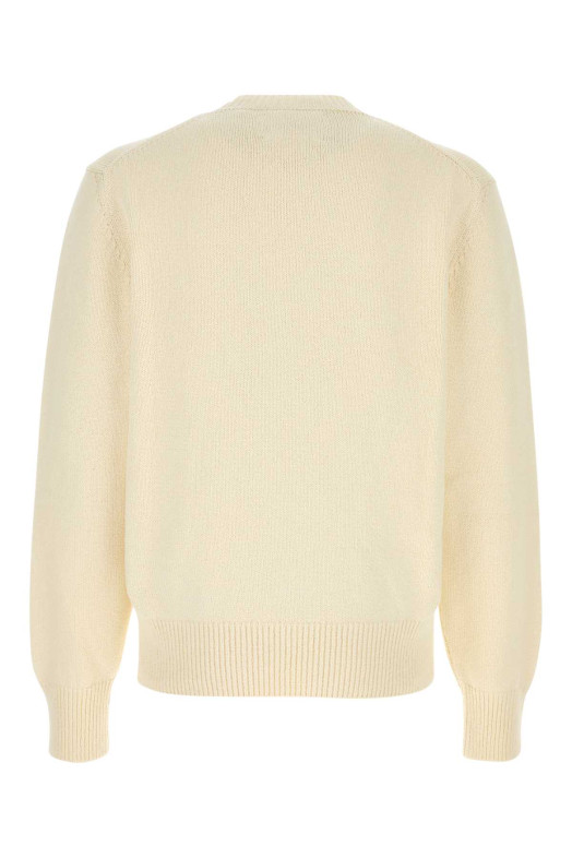 Свитер из хлопка цвета слоновой кости White JIL SANDER (J47GP0201J15470)