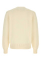 Свитер из хлопка цвета слоновой кости White JIL SANDER (J47GP0201J15470)